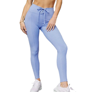 Year of Ours NWT ribbed football legging baby blue size M